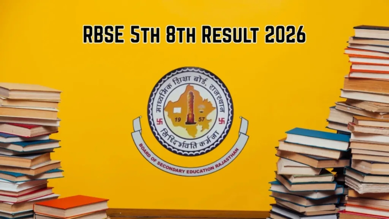 RBSE Class 5 & 8 Result 2026 Out: Check Marks, Pass Percentage & Steps