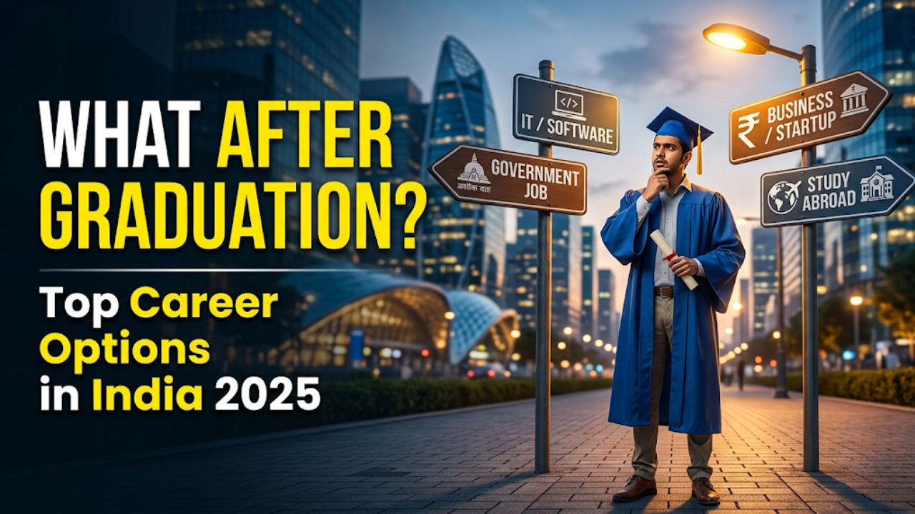 Top Career Options After Graduation in India 2025 | Best Jobs & Future Scope